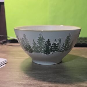 Forest Design Ceramic Bowl